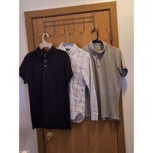Bonobos Shirts Polo Dress Men's Small (2) Medium (1) Lot of 3